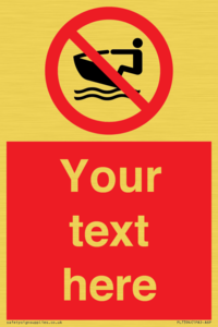 Custom No personal water craft